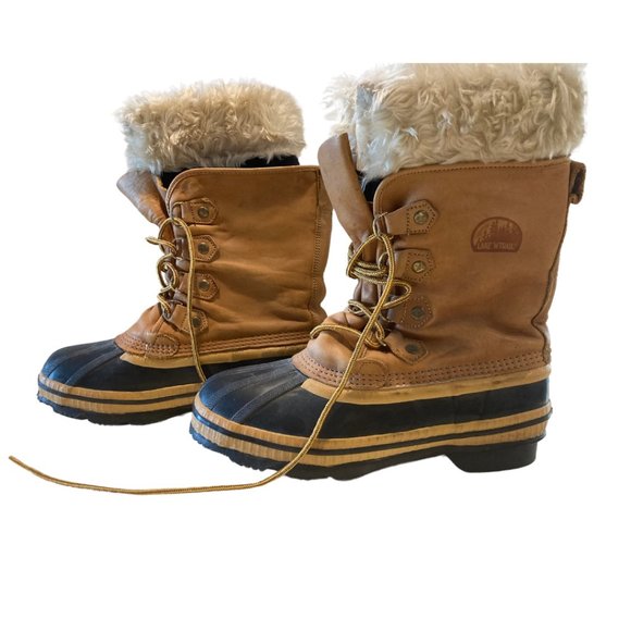 Lake N Trail winter and rain boots insulated sz 8 main image 5
